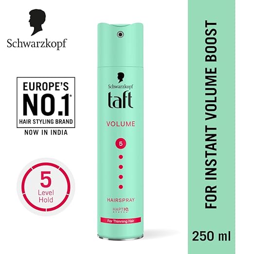Schwarzkopf Taft Volume Hair Spray Hold Level 5, Hair Mousse
