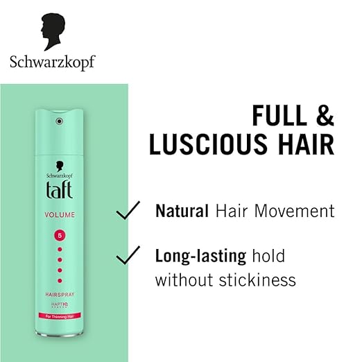 Schwarzkopf Taft Volume Hair Spray Hold Level 5, Hair Mousse