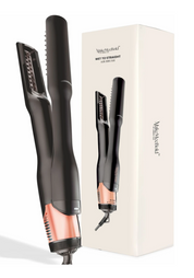 Make Mee Bold Wet to Straight Air Brush | 1200W Wet to Dry Hair Straightener with Smart Airflow | 1.4” Ceramic Plates & Teeth | 3 Air Speed Settings | Air Straightener for Hair, Gifts for woman