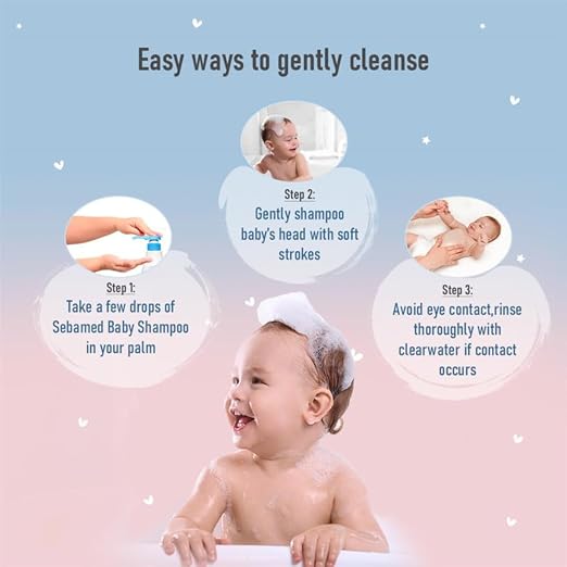 Sebamed Baby Shampoo|pH 5.5| Soap Free| No Tears | 50 ml
