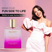 Bella Vita Luxury Women Senorita 100ml Eau De Parfum Liquid Perfume With Yuzu, Lotus, Magnolia & Musk | Fresh & Fruity Long Lasting Edp Fragrance Scent