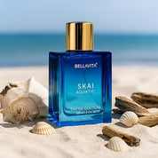Bella Vita Luxury Skai Aquatic Unisex | Long Lasting | 100ml | Perfume for Man and Woman | Bergamot, Lavender & Patchouli | Woody & Citrus Premium Fragrance for Men and Women