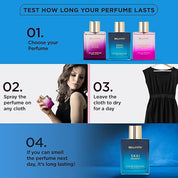Bella Vita Luxury Skai Aquatic Unisex | Long Lasting | 100ml | Perfume for Man and Woman | Bergamot, Lavender & Patchouli | Woody & Citrus Premium Fragrance for Men and Women
