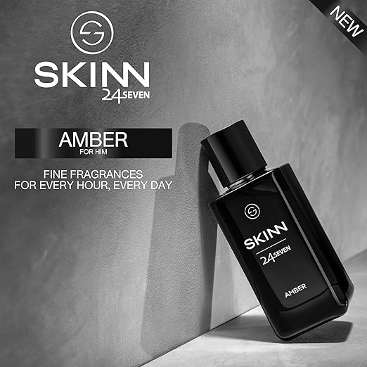 Skinn By Titan  24Seven Amber Perfume - 100 Ml