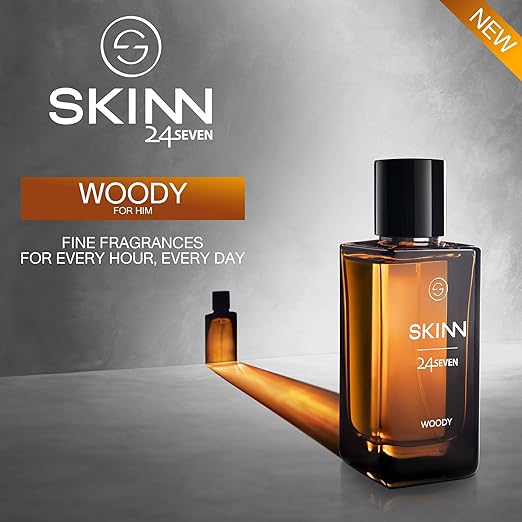 Skinn By Titan 24Seven Woody Perfume - 100 Ml