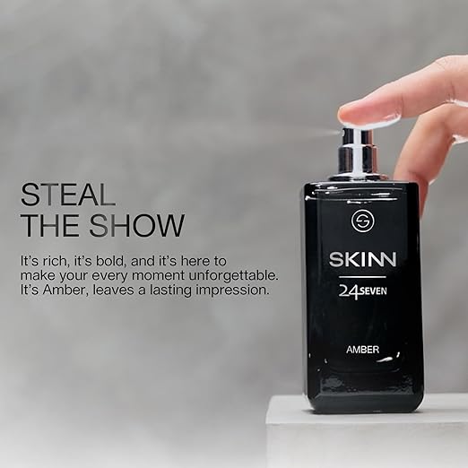 Skinn By Titan  24Seven Amber Perfume - 100 Ml