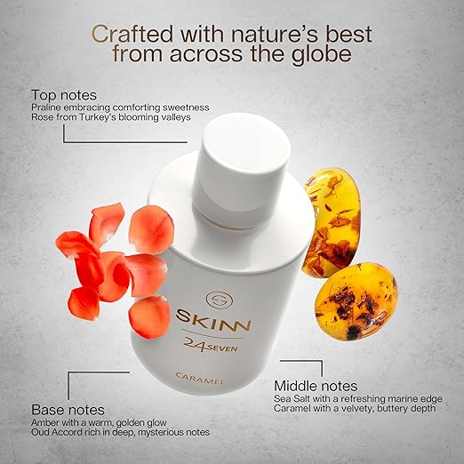 Skinn By Titan 24Seven Caramel Perfume - 100 Ml