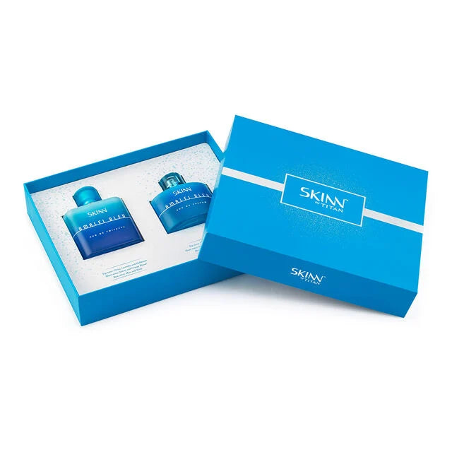 SKINN by TITAN Amalfi Bleu Gift Set Eau de Parfum - 180 ml  (For Men & Women)