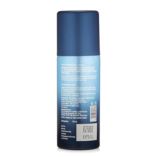 Skinn By Titan  Deodorant Spray Escapade Range For Men