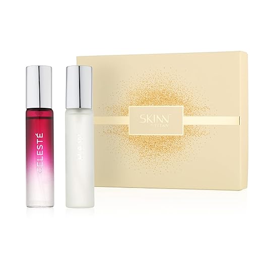 Skinn By Titan Gift Pack of Raw & Celeste (25 ml x 2) EDP