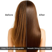 Makemeebold Hair Straightener for Women | Frizz Free Hair Straightening Brush | Ceramic Ionic Straightener Comb | PTC 30-Sec Heat-Up | 2 Heat Settings