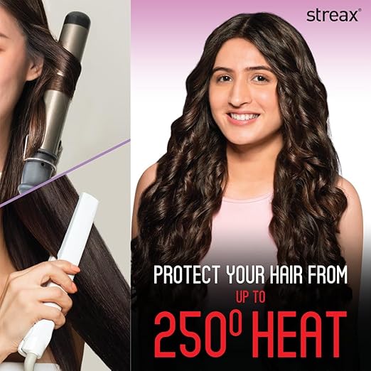 Streax Heat Protectant Spray for Hair - 100 ml,  Hair Styling Spray for Women & Men