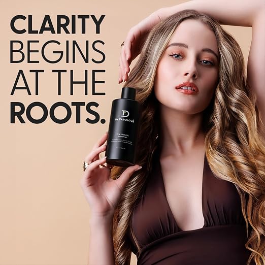 De Fabulous Tea Tree Oil Shampoo-250 ml |All hair types | Scalp Health | Sulphate Free