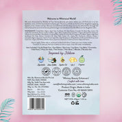 Whimsy Beauty Organic & Safe Unicorn Travel Makeup Kit | Safe, Non-Toxic Beauty Set for Girls, Preteens & Teens | Lip Balm, Lip & Cheek Tint, Lip Gloss, Eye Glitter, Nail Polish & Brushes