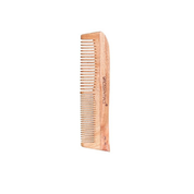 Neem wooden comb two in one || Dual-sided neem comb || Natural neem wooden hair comb || Anti-dandruff neem comb double side-Pack of 1 (ORO-003)