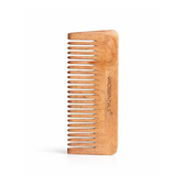 Kacchi Neem Wooden Detangle Comb | Shampoo Comb for Gentle Hair Care Pack of 1 (ORO-009)