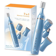Urban Yog 7-in-1 Trimmer for Women All in One | 100 Minutes Runtime | Full Body Grooming for Eyebrows, Upper Lips, Nose, Arms, Legs, Underarms & Bikini | Trimmer Women for Private Part | Waterproof & Gentle