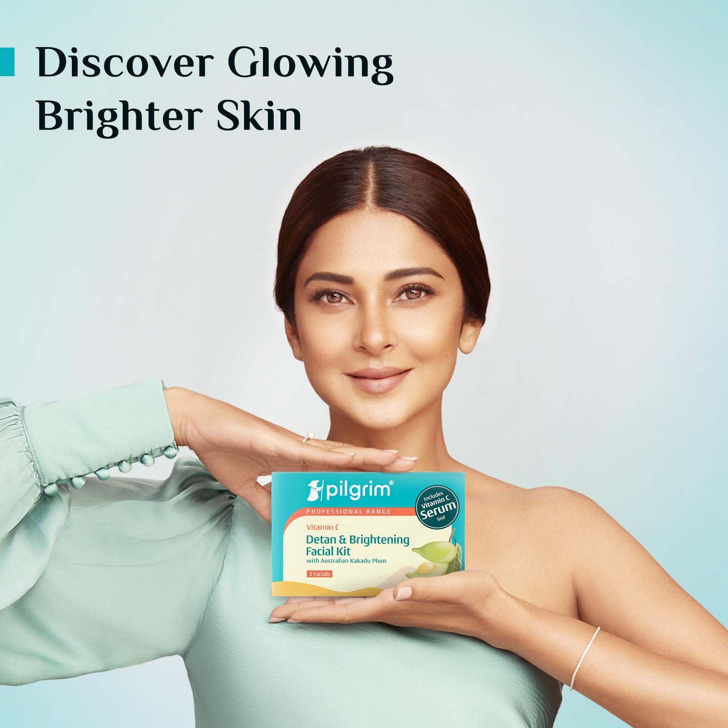 Pilgrim Vitamin C Detan & Brightening Facial Kit