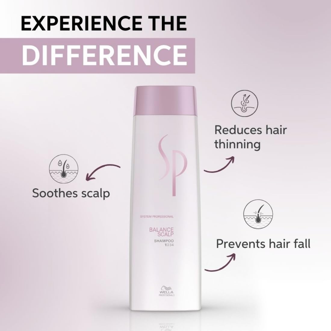 WELLA Balance Scalp Shampoo For Delicate Scalps, 250ml