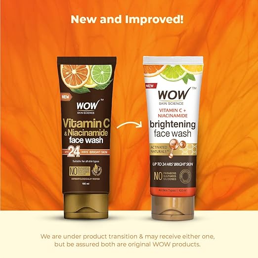WOW Skin Science Brightening Vitamin C & Niacinamide Face Wash