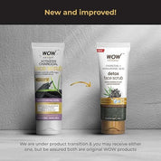 WOW Skin Science Charcoal & Hyaluronic Acid Detox Face Scrub