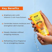 WOW Skin Science Japanese Yuzu + Vitamin C with Ceramide Brightening Face Wash