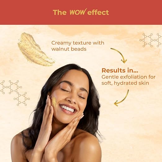 WOW Skin Science Papaya and Hyaluronic Acid Hydrating Face Scrub