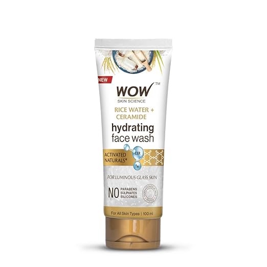 WOW Skin Science Rice Water & Ceramide Hydrating Face Wash