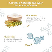 WOW Skin Science Rice Water & Ceramide Hydrating Face Wash