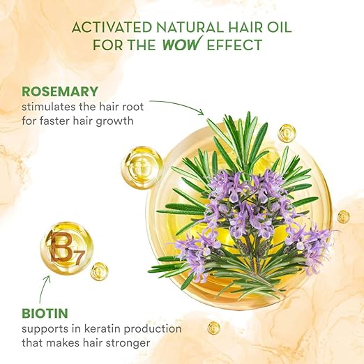 WOW Skin Science Rosemary with Biotin Hair Growth Oil