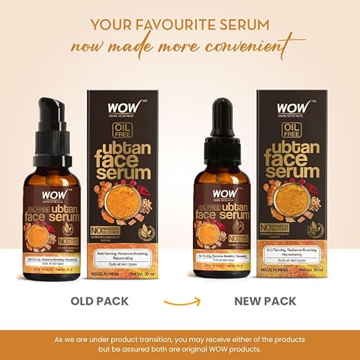 WOW Skin Science Ubtan Face Serum- 30mL