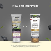 WOW Skin Science Wow Activated Charcoal Infused With Activated Charcoal Beads No Parabens & Sulphate Face Wash (100Ml)