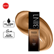 FACES CANADA All Day Hydra Matte Foundation | 3-in-1 Foundation + Moisturizer + SPF 30 | 24 HR Aloe Hydration & Vitamin C | 10HR Long Wear | Medium to High Buildable Coverage
