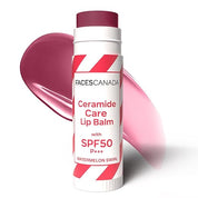 FACES CANADA Ceramide Care Tinted Lip Balm | SPF 50 PA +++ Protection | Hydrates Dry & Chapped Lips | Prevents Pigmentation | Repairs Lip Barrier | With Hyaluronic Acid & Shea Butter Infused
