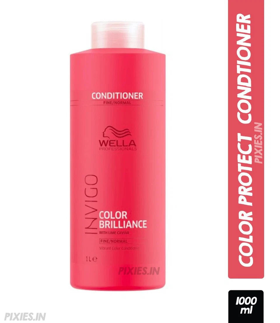 Wella Professionals Invigo Color Brilliance Conditioner for Coloured Hair with Lime Caviar