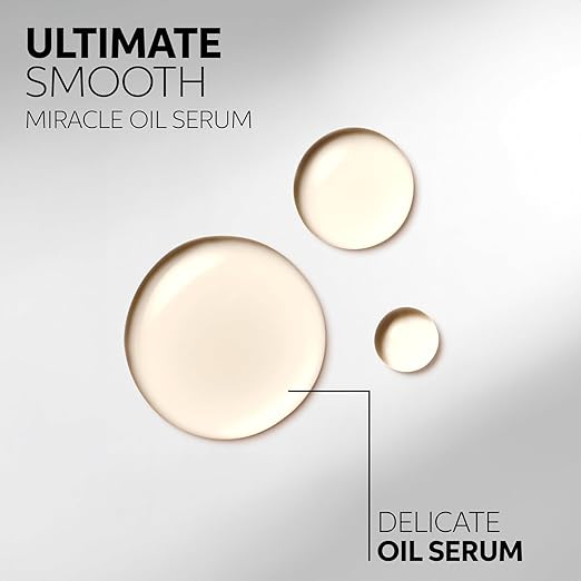 Wella Professionals ULTIMATE SMOOTH Miracle Oil Serum for Dry, Dull & Frizzy Hair | Nourishes, Smooths & Adds a Silky Shine | With Squalane & Omega 9 | Heat Protectant | Color Safe