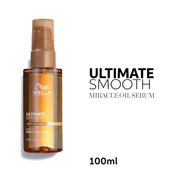Wella Professionals ULTIMATE SMOOTH Miracle Oil Serum for Dry, Dull & Frizzy Hair | Nourishes, Smooths & Adds a Silky Shine | With Squalane & Omega 9 | Heat Protectant | Color Safe