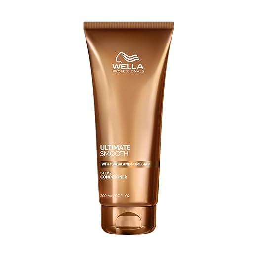 Wella Professionals Ultimate Smooth Conditioner with Squalane and Omega-9 for dry, dull, & frizzy hair | 200ml