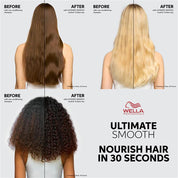 Wella Professionals Ultimate Smooth Conditioner with Squalane and Omega-9 for dry, dull, & frizzy hair | 200ml