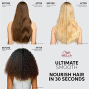 Wella Professionals Ultimate Smooth Shampoo with Squalane and Omega-9 for dry, dull, & frizzy hair | 250ml