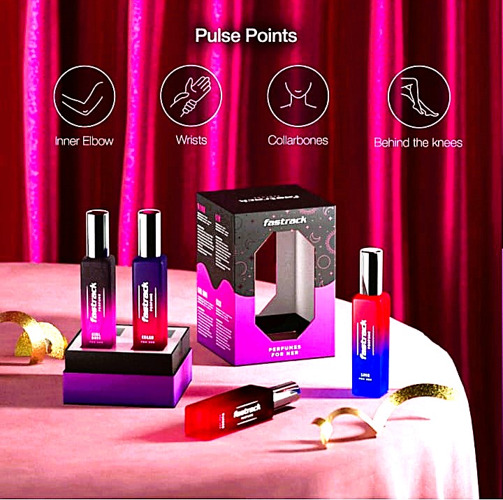 Fastrack Perfume Gift Set for Women 4x20ml | Floral & Fruity|Long Lasting Fragrances-80ml Eau de Parfum - 80 ml (For Women)
