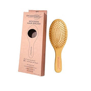 Wooden Bristle Paddle Hair Brush For Men and Women Oval Style (Big) | Oval Big Bamboo | Wooden Paddle Hair Brush for Women & Men | Eco-Friendly Anti-Frizz Hairbrush for Smooth & Healthy Hair | | Large for Detangling & Styling