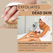 OROSSENTIALS Wooden Dry Body Brush - Premium
