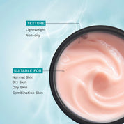 PILGRIM French Red Vine Youthful Glow Moisturizer SPF 30 with Vitamin C, Rosehip Oil For Anti Ageing, Sun Protection PA+++, Daily Use, Dry, Oily, Combination Skin, Men & Women, 50g