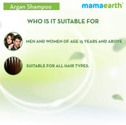 Mamaearth Argan & Apple Cider Vinegar Shampoo For Frizz Free & Strong Hair (250ml)