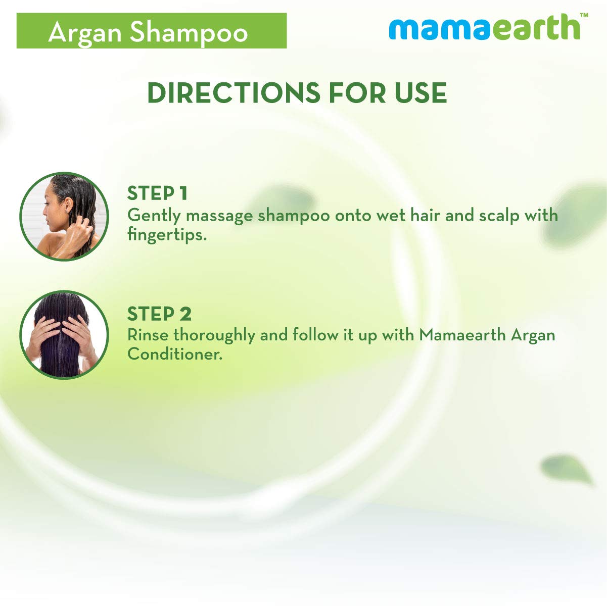 Mamaearth Argan & Apple Cider Vinegar Shampoo For Frizz Free & Strong Hair (250ml)