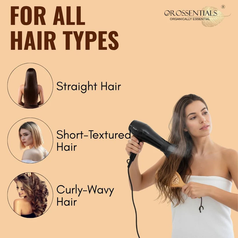 OROSSENTIALS Bamboo Bristles Vent Hair Brush ORO-049