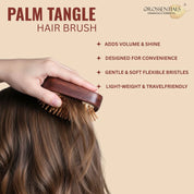 OROSSENTIALS Bamboo Bristles Pemium Hair Brush Without Handle ORO-052