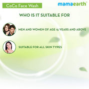 Mamaearth CoCo Facewash, With Coffee & Cocoa For Skin Awakening (100ml)