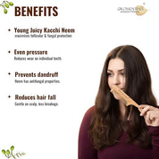 neem wooden comb || neem tail comb || natural neem wood tail comb for styling || neem wooden hair comb with tail handle